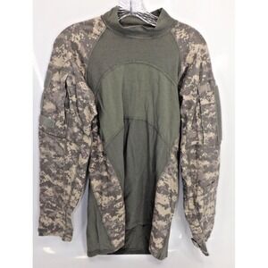 USGI ACU Massif Digital Camo Army Combat Shirt Flame Resistant ACS - SIZE MEDIUM